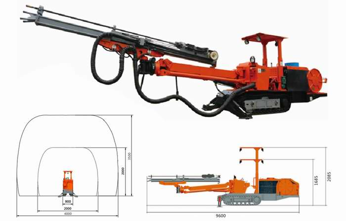 調(diào)整大小 CMJ1-15煤礦用液壓單臂掘進(jìn)鉆車